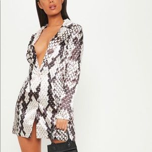 Snake skin dress